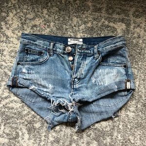 One Teaspoon Denim shorts